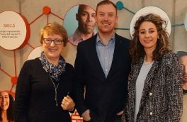 Dr. Kate Ui Ghallachoir with Mark Walsh and Avril Collins.